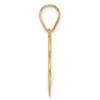 14k Polished Number 26 Pendant