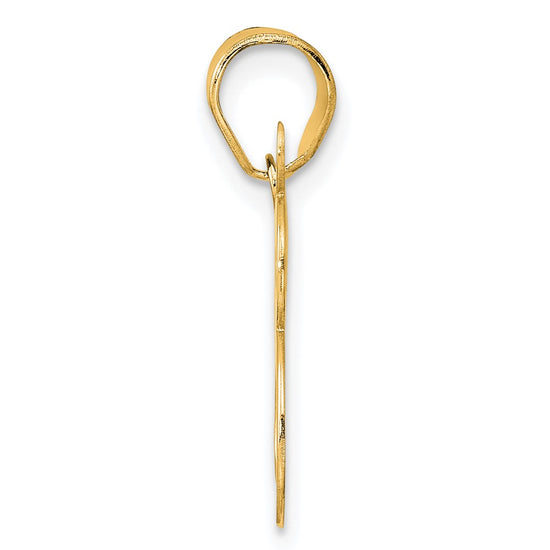14k Polished Number 28 Pendant