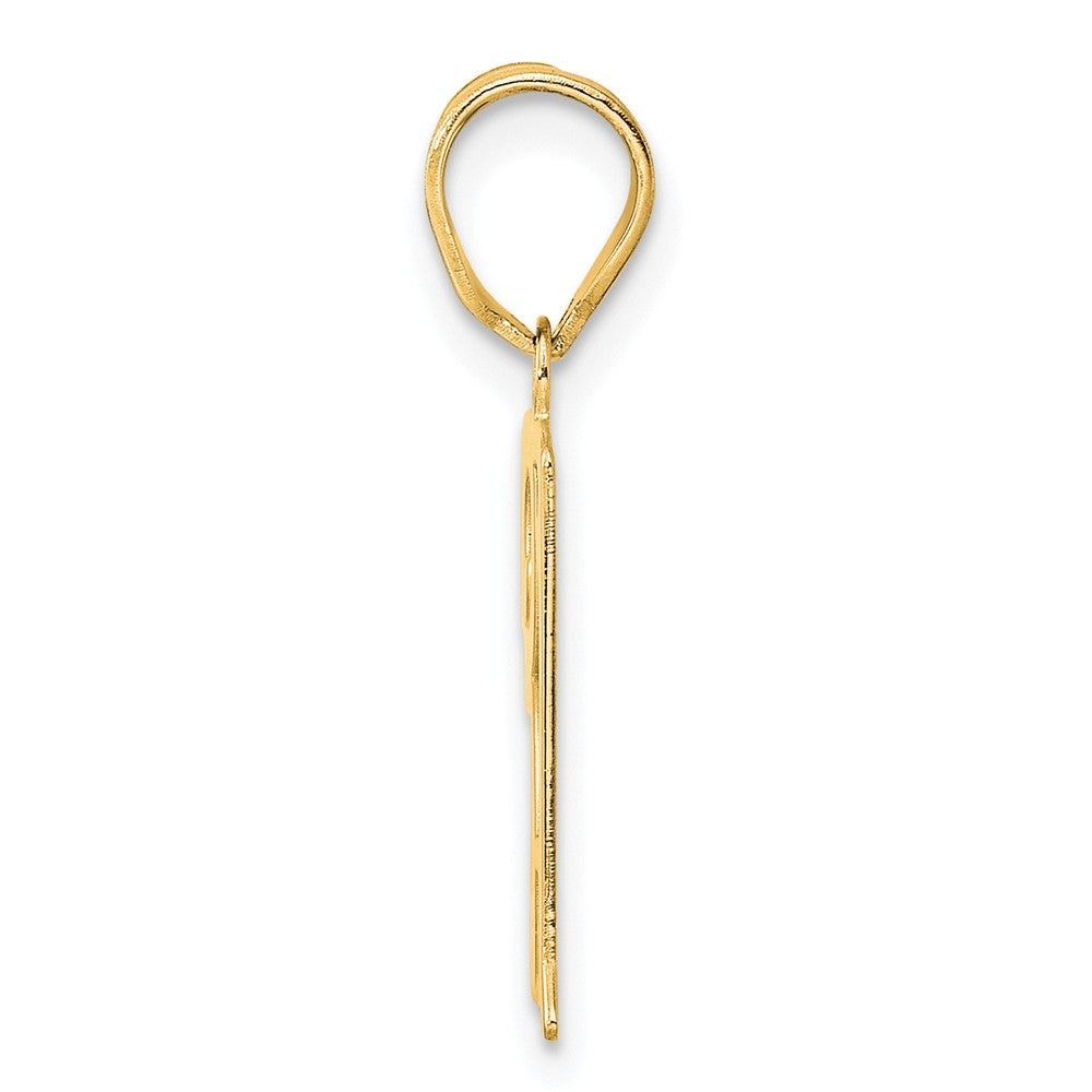 14k Polished Number 31 Pendant