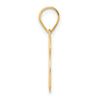 14k Polished Number 36 Pendant