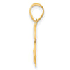 14k Polished Number 39 Pendant