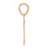 14k Polished Number 45 Pendant