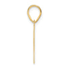 14k Polished Number 47 Pendant