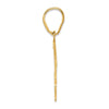 14k Polished Number 54 Pendant