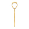 14k Polished Number 57 Pendant
