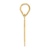 14k Polished Number 61 Pendant