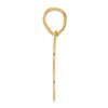 14k Polished Number 63 Pendant