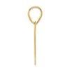 14k Polished Number 67 Pendant