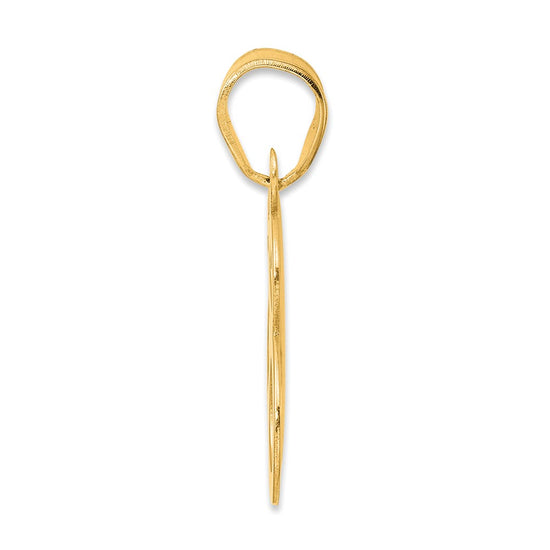 14k Polished Number 68 Pendant