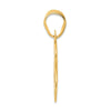 14k Polished Number 68 Pendant
