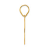 14k Polished Number 70 Pendant