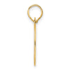 14k Polished Number 80 Pendant