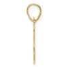 14k Polished Number 83 Pendant