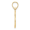 14k Polished Number 86 Pendant
