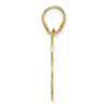 14k Polished Number 96 Pendant