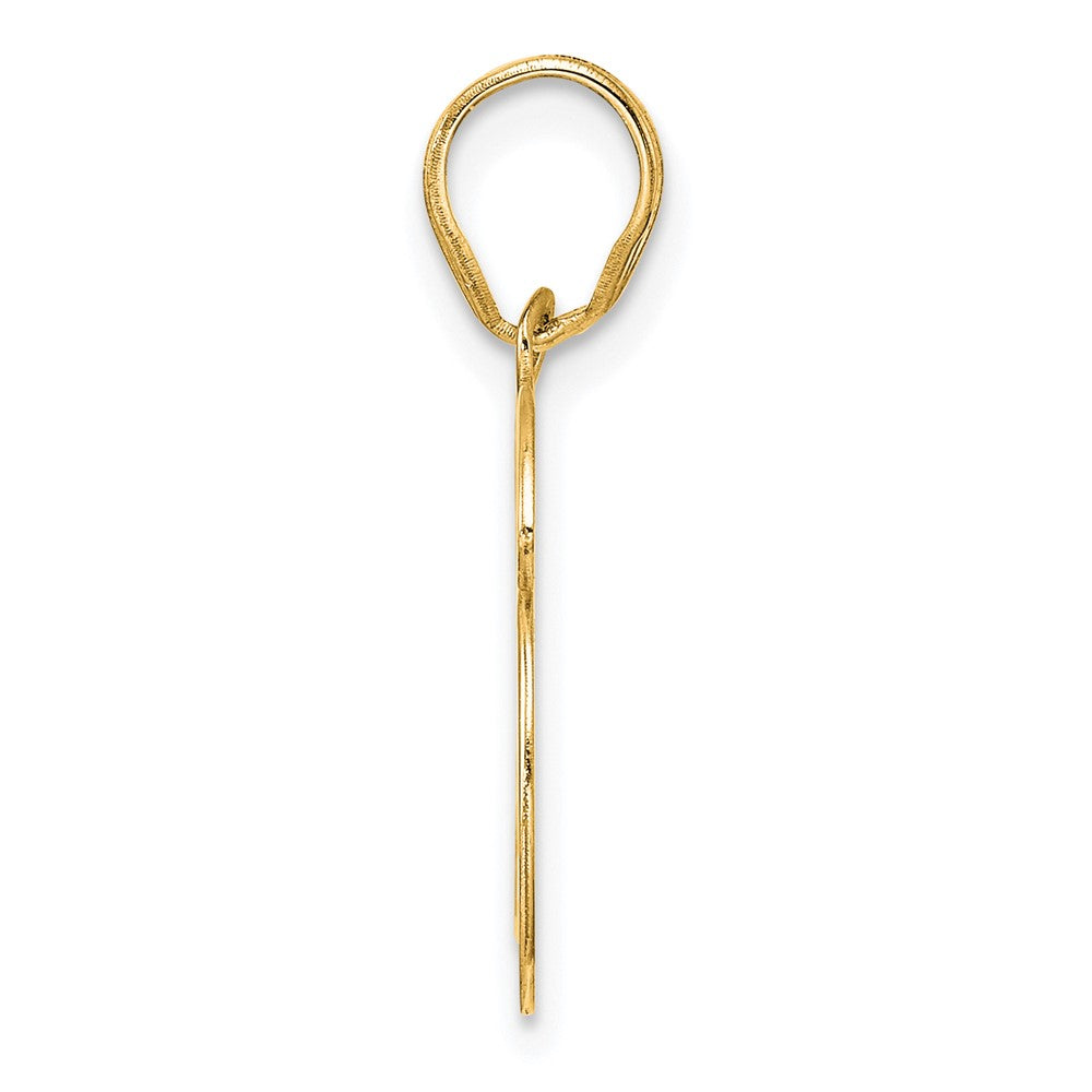 14k Polished Number 96 Pendant