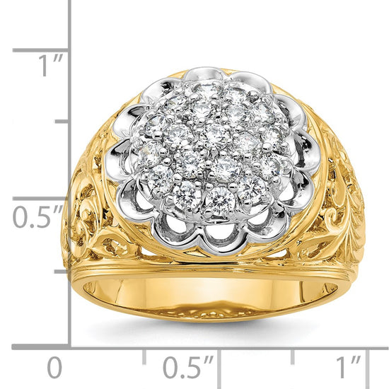 Gold Men's Diamond Rings