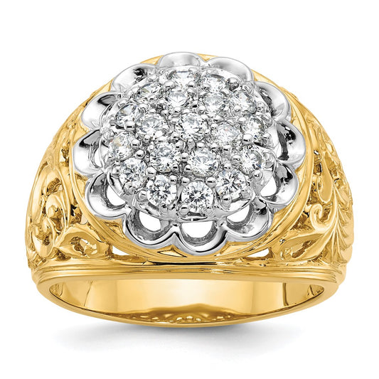 Gold Men's Diamond Rings