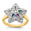 Women's Eastern Star Masonic Rings