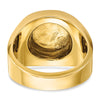 IBGoodman 14k Two-tone Men's Polished and Satin Round Cluster Ring Mounting