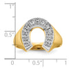 10k Two-Tone Fancy Ring Mounting