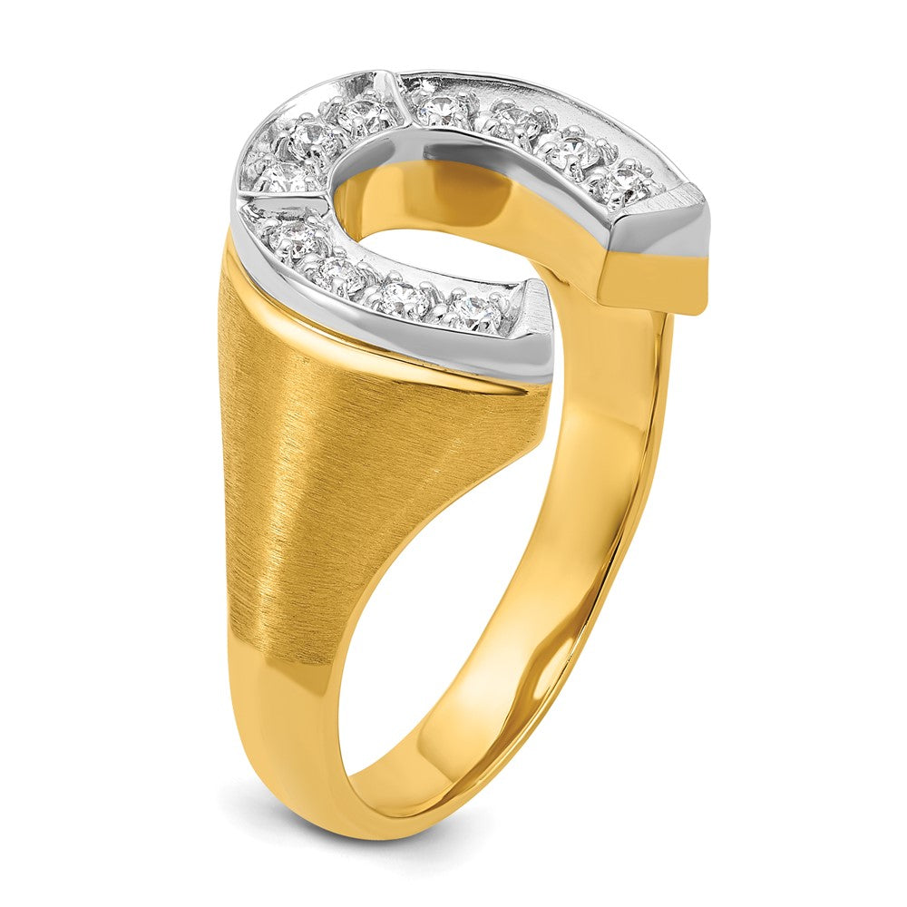 Men's Diamond Horseshoe Rings