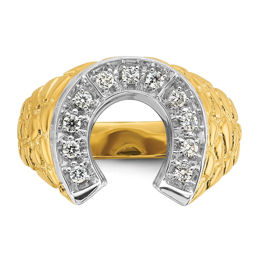 Men's Diamond Horseshoe Rings