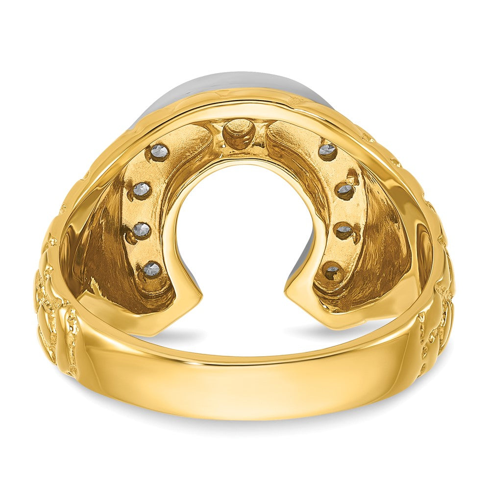 Men's Diamond Horseshoe Rings