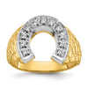 Men's Diamond Horseshoe Rings