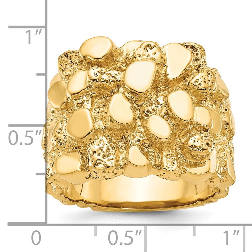 14k IBGoodman Men's Nugget Ring