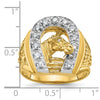Men's Diamond Horseshoe Rings