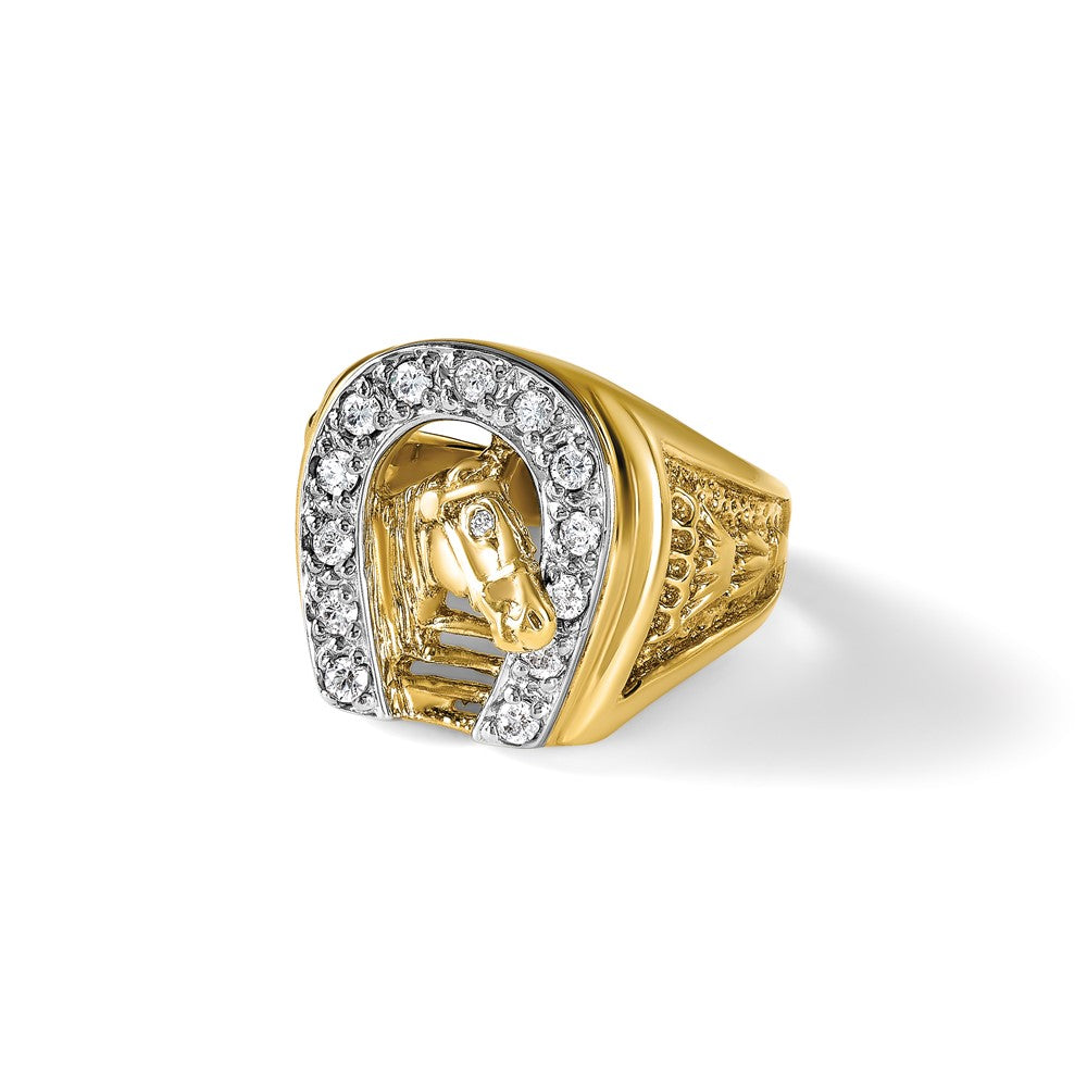 Men's Diamond Horseshoe Rings