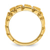 14k Men's Cluster 1/2 carat Diamond Nugget Complete Ring