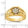 14k IBGoodman Men's Cluster Diamond Nugget Ring Mounting