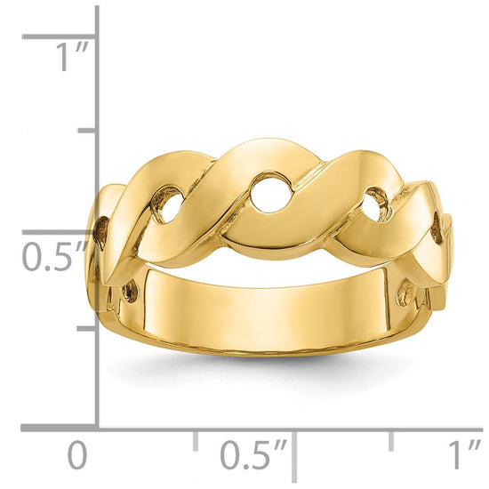 14k Men's Infinity Design Ring