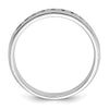 14k White Gold 1/4 carat Lab Grown Diamond VS/SI+ G+ Nine Stone Complete Polished Men's Ring