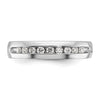 14k White Gold 1/4 carat Lab Grown Diamond VS/SI+ G+ Nine Stone Complete Polished Men's Ring
