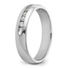 14k White Gold 1/4 carat Lab Grown Diamond VS/SI+ G+ Nine Stone Complete Polished Men's Ring