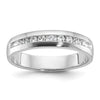 14k White Gold 1/4 carat Lab Grown Diamond VS/SI+ G+ Nine Stone Complete Polished Men's Ring