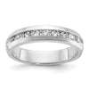 14k White Gold 1/2 carat Lab Grown Diamond VS/SI+ G+ Nine Stone Complete Polished Men's Ring