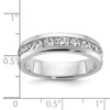 14k White Gold Men's Polished 9-Stone 1 Carat AA Quality Diamond Ring