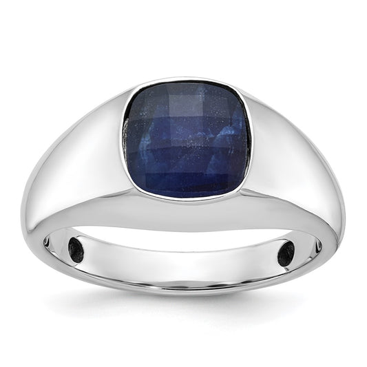 Men's Gemstone Doublet Stone Rings