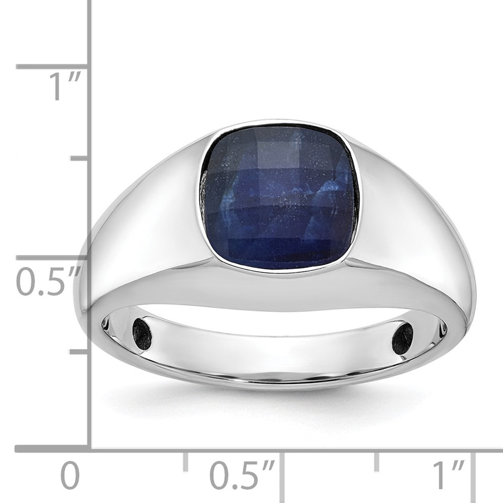 Men's Gemstone Doublet Stone Rings