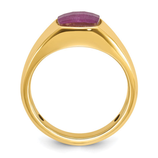 Men's Gemstone Doublet Stone Rings