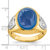 10k Two-Tone Fancy Ring Mounting