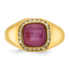 Men's Gemstone and Diamond Rings