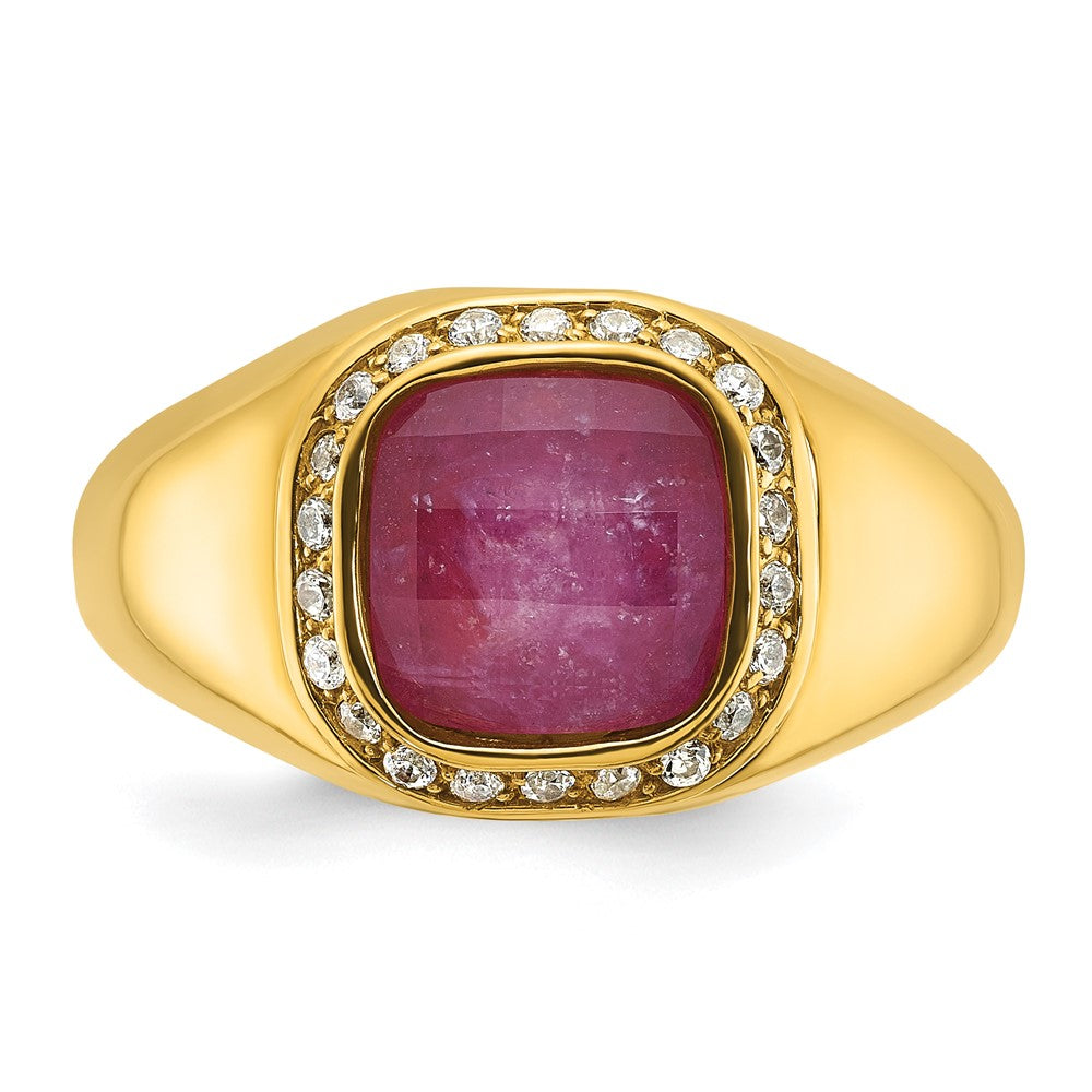 Men's Gemstone and Diamond Rings