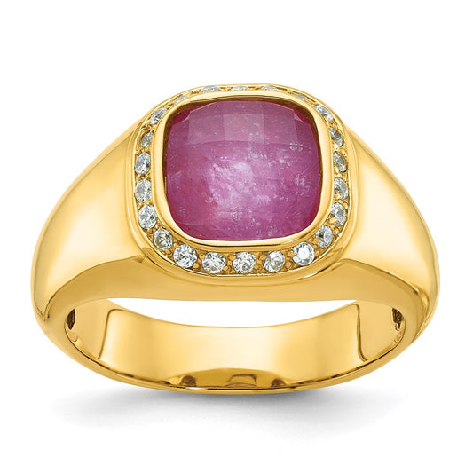 Men's Gemstone and Diamond Rings