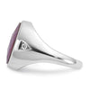 Men's Oval Gemstone Doublet and Diamond Rings