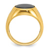 Men's Oval Gemstone Doublet and Diamond Rings